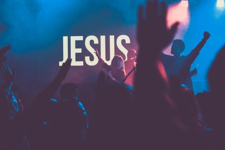 Religious Concert Performed By A Band On Stage QSa Uv4WJ0k
